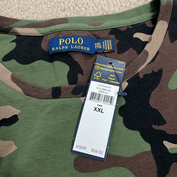 Polo by Ralph Lauren Men's Camouflage T-Shirt - Picture 2 of 2